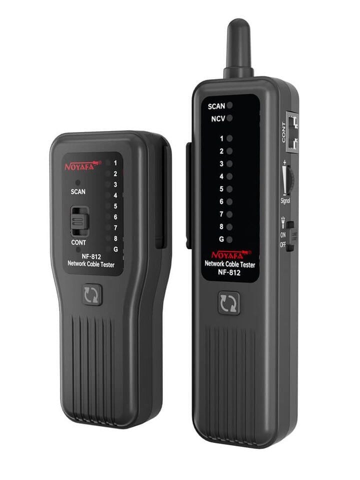 Noyafa NF-812 RJ45 RJ11 Ağ Kablosu Test Cihazı ve Toner Prob Kiti