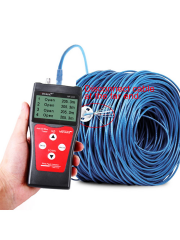 Noyafa NF-300 LCD Kablo Test Cihazı RJ45 / RJ11 / BNC / USB