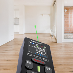 Noyafa NF-277L 60 Metre Lazer Mesafe Ölçer Yeşil Lazer USB Şarjlı