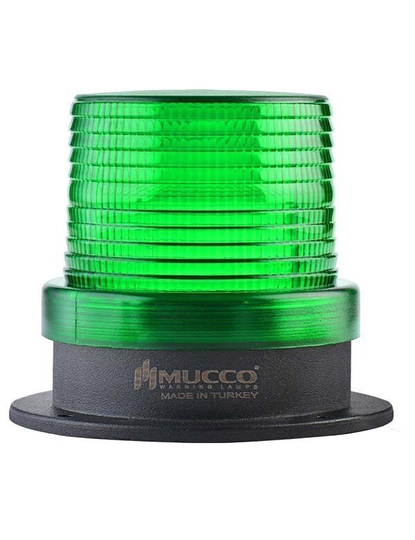 5 Mod Universal Tepe Lambası 12-24V AC/DC SNT-915 Yeşil