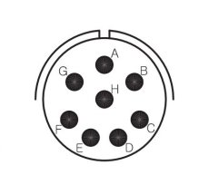 Kukdong Kukdong Kukdong MS3102A 20-7S Askeri Konnektör 8 Pin Dişi