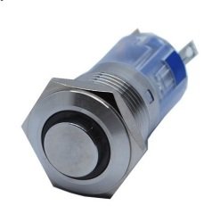 Butto J16-361-E-YD 16mm LED IŞIKLI ÇIKIK KAFALI KALICI BUTON SARI