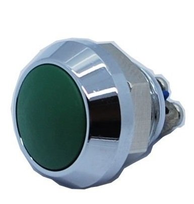 Butto EJ12-231-AG 12 mm IŞIKSIZ BOMBELİ KAFA YAYLI BUTON YEŞİL
