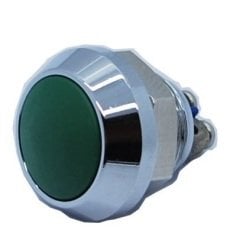 Butto EJ12-231-AG 12 mm IŞIKSIZ BOMBELİ KAFA YAYLI BUTON YEŞİL