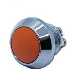 Butto EJ12-231-AY 12 mm IŞIKSIZ BOMBELİ KAFA YAYLI BUTON SARI