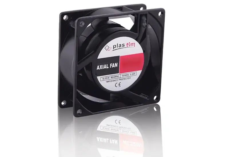 Plastim PF8038B24T Aksiyel Fan 80x80x38mm 24VDC Rulmanlı Taiwan malı