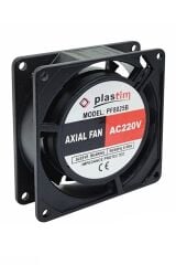 Plastim PF8025B110 Aksiyel Fan 80x80x25mm 110VAC Bilezikli