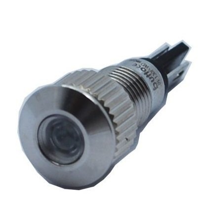 Butto J8-130P-WD 8 mm LED IŞIKLI YASSI KAFALI SİNYAL LAMBASI BEYAZ