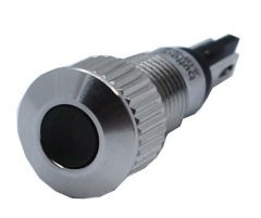 Butto J8-130P-GA2 8 mm LED IŞIKLI YASSI KAFALI SİNYAL LAMBASI YEŞİL