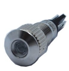 Butto J8-130P-WA2 8 mm LED IŞIKLI YASSI KAFALI SİNYAL LAMBASI BEYAZ %35