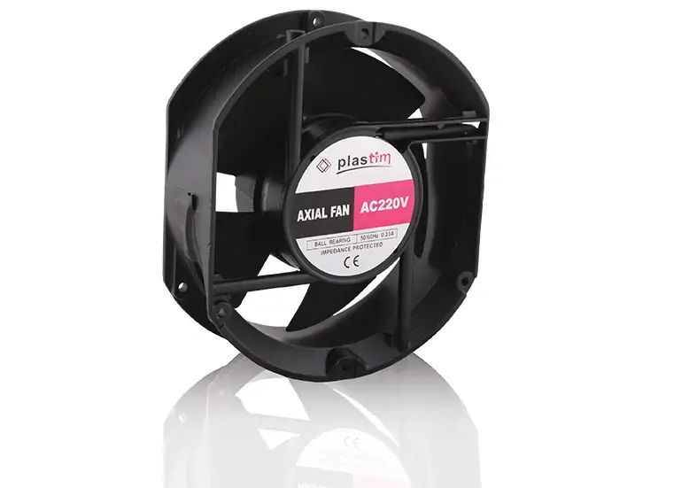 Plastim PF17250R Aksiyel Fan 172x150x51mm 230VAC Rulmanlı Kesik