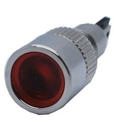 Butto J8-160P-RA2 8 mm LED IŞIKLI ÇIKIK KAFALI SİNYAL LAMBASI KIRMIZI