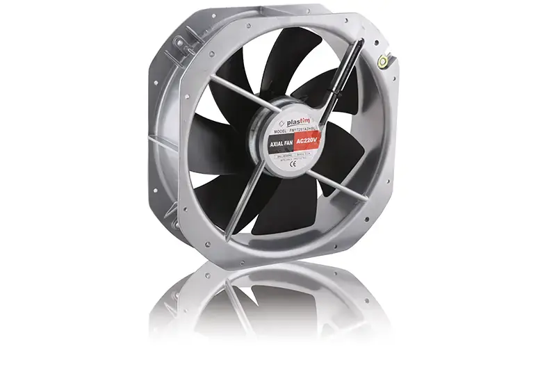 Plastim PF28080R Aksiyel Fan 280x280x80mm 230VAC Rulmanlı