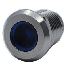 Butto J12-170P-BA2 12 mm LED IŞIKLI YASSI KAFALI SİNYAL LAMBASI MAVİ