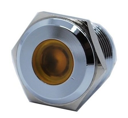 Butto J16-170P-YD 16 mm LED IŞIKLI YASSI KAFALI SİNYAL LAMBASI SARI