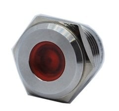 Butto J16-170P-RA2 16 mm LED IŞIKLI YASSI KAFALI SİNYAL LAMBASI KIRMIZI
