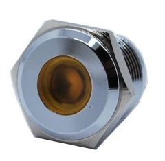 Butto J16-170P-YA2 16 mm LED IŞIKLI YASSI KAFALI SİNYAL LAMBASI SARI