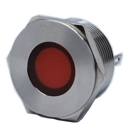 Butto J22-170P-RA2 22 mm LED IŞIKLI YASSI KAFALI SİNYAL LAMBASI KIRMIZI