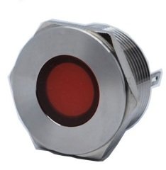 Butto J22-170P-RA2 22 mm LED IŞIKLI YASSI KAFALI SİNYAL LAMBASI KIRMIZI