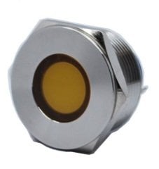 Butto J22-170P-YA2 22 mm LED IŞIKLI YASSI KAFALI SİNYAL LAMBASI SARI