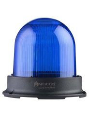 5 Mod Buzzerlı Tepe Lambası 12-24V AC/DC SNT-1215-B Mavi