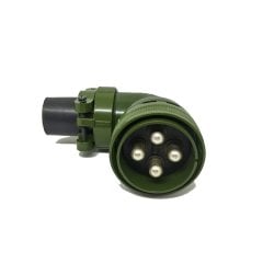Kukdong Kukdong Kukdong MS3108 36-5P 4 Pinli 90° Derece Erkek Askeri Tip Konnektör