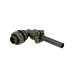 Kukdong Kukdong Kukdong MS3108 32-17P 4 Pinli 90° Derece Erkek Askeri Tip Konnektör