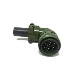 Kukdong Kukdong Kukdong MS3108 24-28P 24 Pinli 90° Derece Erkek Askeri Tip Konnektör