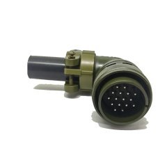 Kukdong Kukdong Kukdong MS3108 24-7P 16 Pinli 90° Derece Erkek Askeri Tip Konnektör