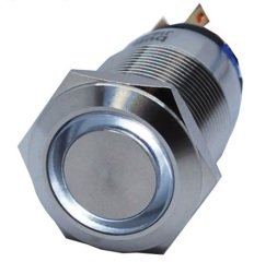 Butto J19-272-WD IP67 6-24VDC METAL(ÇELİK) BEYAZ IŞIKLI YAYLI BUTON