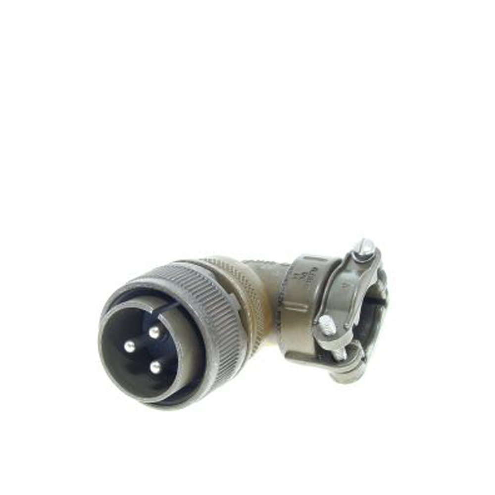 Kukdong Kukdong Kukdong MS3108 20-19P 3 Pinli 90° Derece Erkek Askeri Tip Konnektör