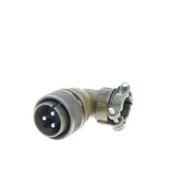 Kukdong Kukdong Kukdong MS3108 20-19P 3 Pinli 90° Derece Erkek Askeri Tip Konnektör