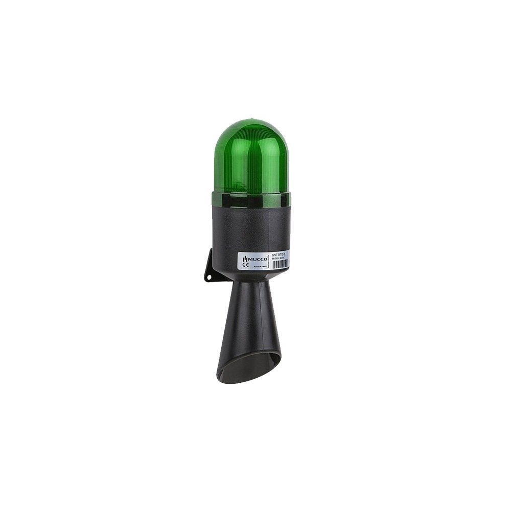 Üniversal Borulu Korna 12-24V DC 10 Melodili SNT-B711 Yeşil