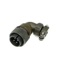 Kukdong Kukdong Kukdong MS3108 18-10P 4 Pinli 90° Derece Erkek Askeri Tip Konnektör