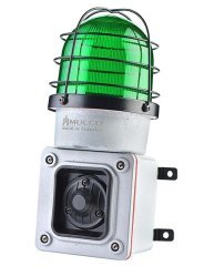 7 Sesli ışıklı Döküm Korna 48V DC SNT-ES12548-D Yeşil