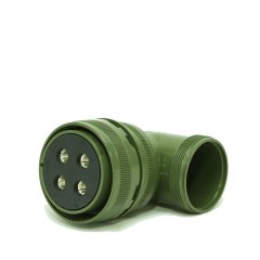 Kukdong Kukdong Kukdong MS3108 32-17S 4 Pinli 90 Derece Dişi Askeri Tip Konnektör