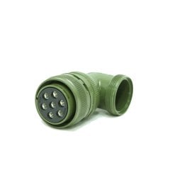 Kukdong Kukdong Kukdong MS3108 24-10S 7 Pinli 90 Derece Dişi Askeri Tip Konnektör