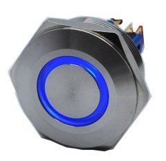 Butto J30-272-BD IP67 6-24VDC METAL(ÇELİK) KIRMIZI IŞIKLI YAYLI BUTON