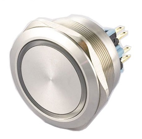 Butto J40-272-GD IP67 6-24VDC METAL(ÇELİK) YEŞİL IŞIKLI YAYLI BUTON