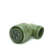 Kukdong Kukdong Kukdong MS3108 22-22S 4 Pinli 90 Derece Dişi Askeri Tip Konnektör