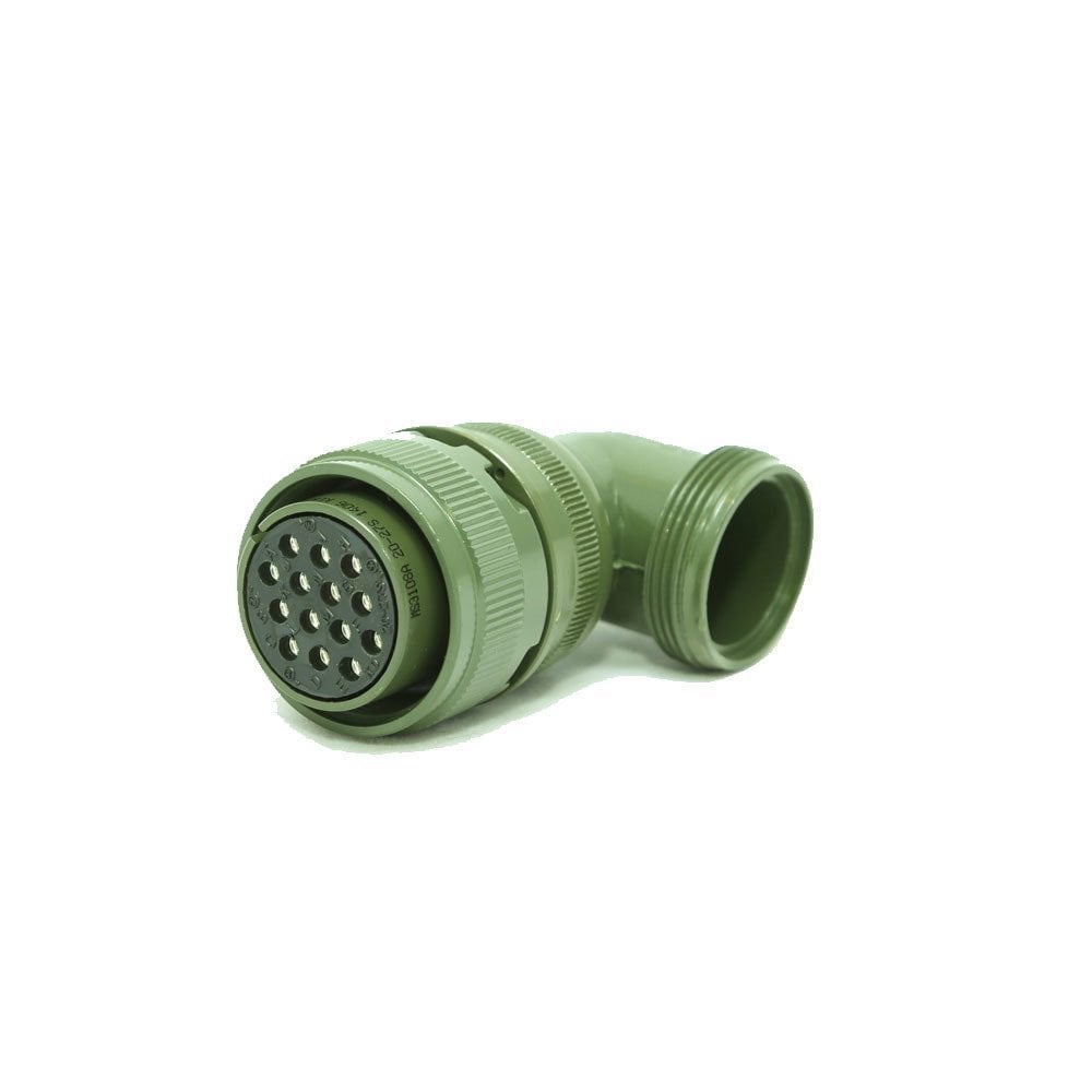 Kukdong Kukdong Kukdong MS3108 20-27S 14 Pinli 90 Derece Dişi Askeri Tip Konnektör