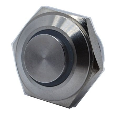 Butto EJ16-261-PM-GD IP67 Metal (ÇELİK) GÖVDE YEŞİL IŞIKLI YAYLI(TUG SVİÇLİ) BUTON