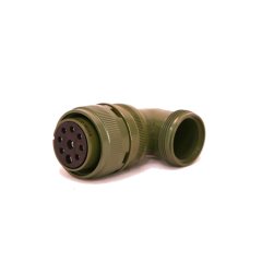 Kukdong Kukdong Kukdong MS3108 20-16S 9 Pinli 90 Derece Dişi Askeri Tip Konnektör