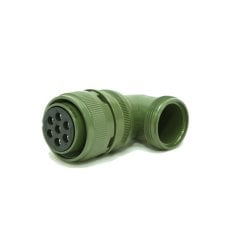 Kukdong Kukdong Kukdong MS3108 20-15S 7 Pinli 90 Derece Dişi Askeri Tip Konnektör