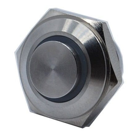 WD IP67 Metal (ÇELİK) GÖVDE BEYAZ IŞIKLI YAYLI(TUG SVİÇLİ) BUTON