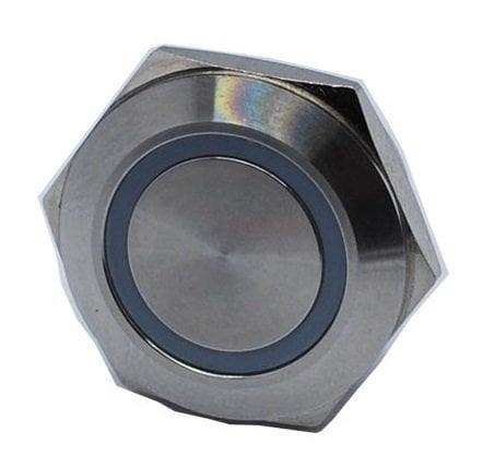 Butto EJ19-271-PM-GD IP67 Metal (ÇELİK) GÖVDE YEŞİL IŞIKLI YAYLI(TUG SVİÇLİ) BUTON