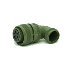 Kukdong Kukdong Kukdong MS3108 18-12S 6 Pinli 90 Derece Dişi Askeri Tip Konnektör