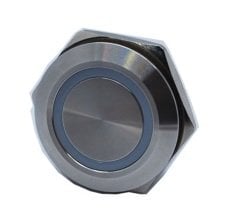 Butto EJ22-271-PM-RD IP67 Metal (ÇELİK) GÖVDE KIRMIZI IŞIKLI YAYLI(TUG SVİÇLİ) BUTON