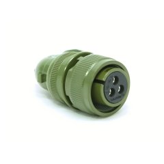 Kukdong Kukdong Kukdong MS3108 16-10S 3 Pinli 90 Derece Dişi Askeri Tip Konnektör