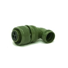 Kukdong Kukdong Kukdong MS3108 16-10S 3 Pinli 90 Derece Dişi Askeri Tip Konnektör